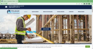 Criação de Sites em Salvador Profissional, Site para Engenharia Civil-Engenheiro