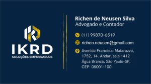 Cartão de visita IKRD solucoes empresariais com e-mail