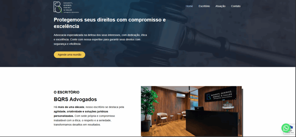desenvolvimento site escritório de advocacia