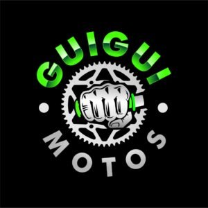 GUIGUI MOTOS logo Motopeças e mecanica para redes sociais
