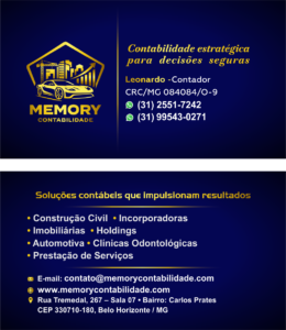 MEMORY CARTÃO DE VISITA